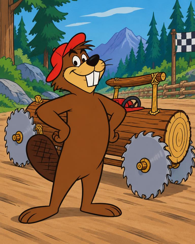 Original fan art portrait of Sawtooth with the Buzzwagon